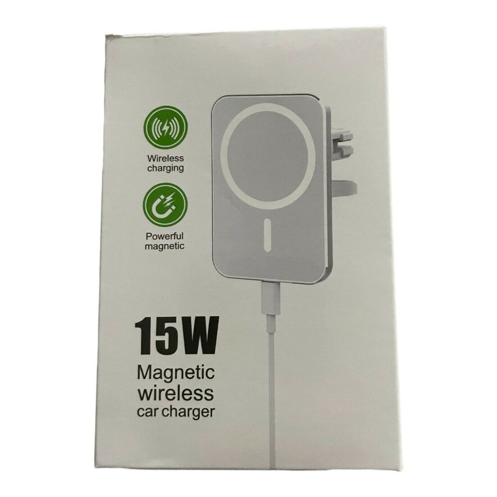 Magnetic Wireless Charger Car Mount Holder For iPhone